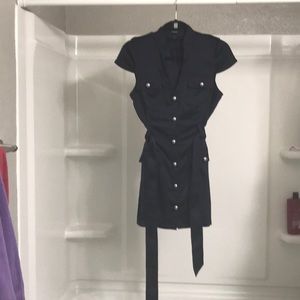 Super cute navy blue express size 4 dress